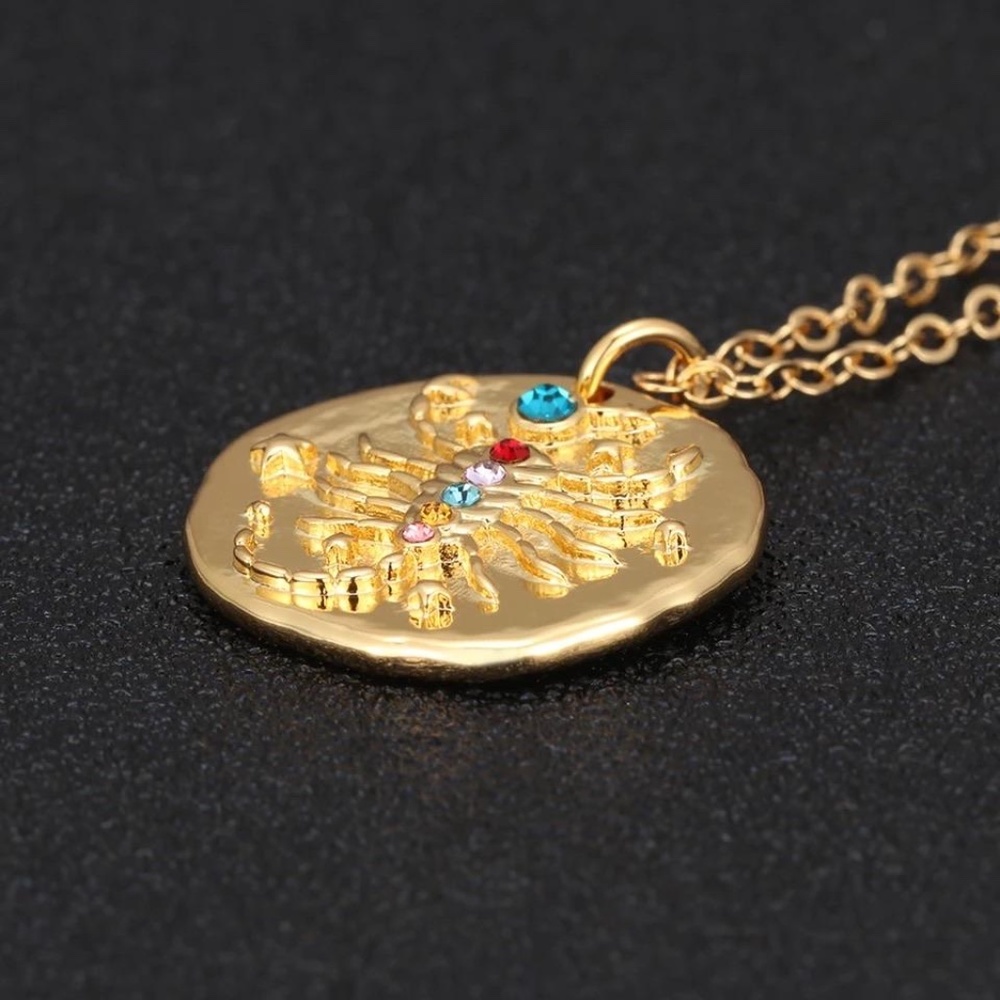 HP** Zodiac Charm Pendant Necklace HP** - Picture 8 of 9